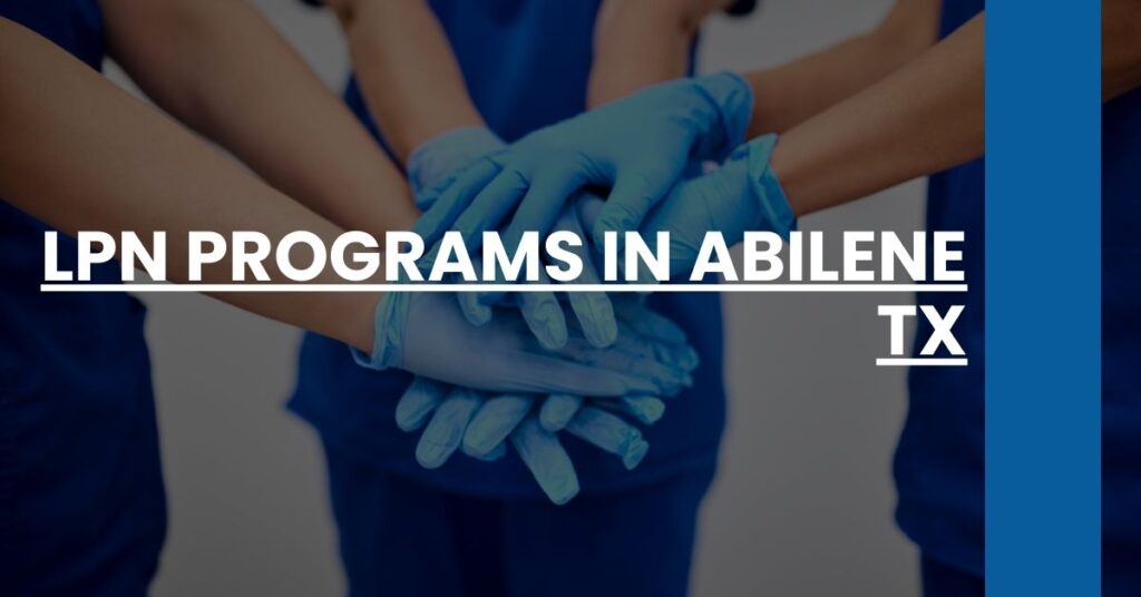 LPN Programs in Abilene TX Feature Image