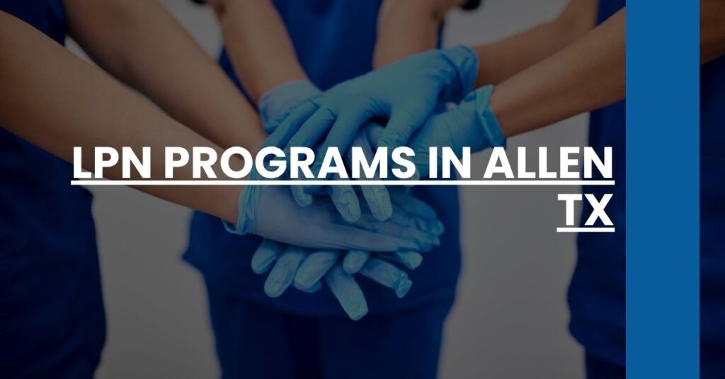 LPN Programs in Allen TX Feature Image