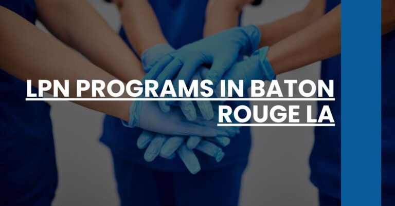 LPN Programs in Baton Rouge LA Feature Image