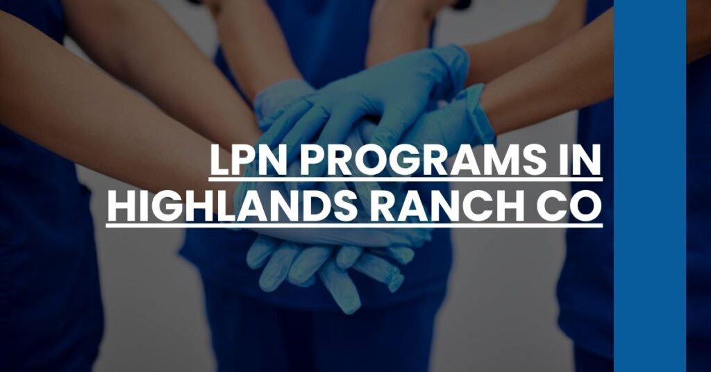 LPN Programs in Highlands Ranch CO Feature Image