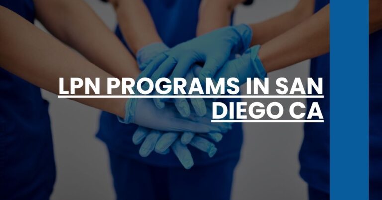 LPN Programs in San Diego CA Feature Image