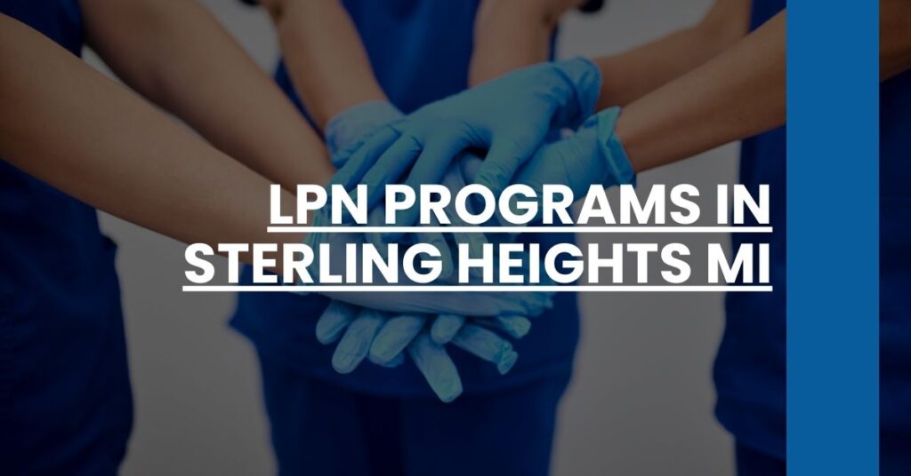 LPN Programs in Sterling Heights MI Feature Image