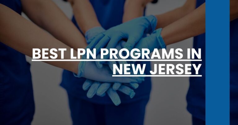 Best LPN Programs In New Jersey Feature Image