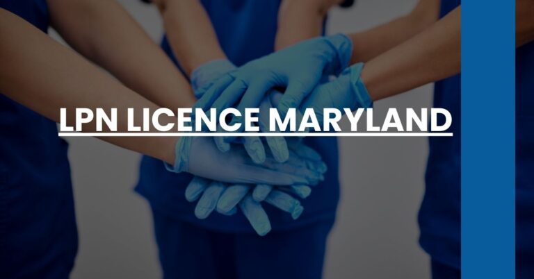 LPN Licence Maryland Feature Image