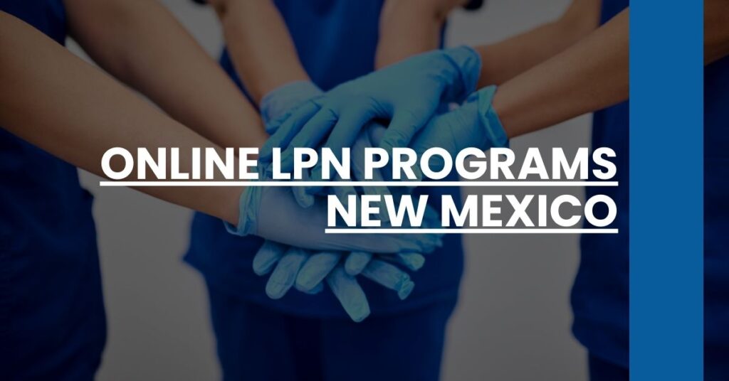 Online LPN Programs New Mexico Feature Image